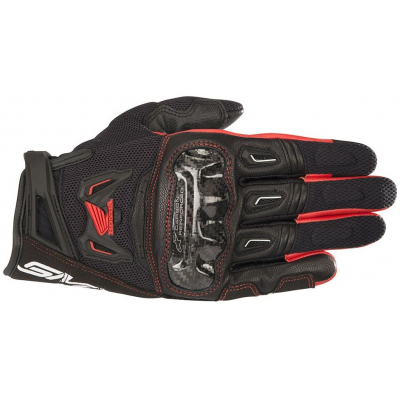ALPINESTARS rukavice SMX-2 AIR CARBON V2 Honda black/red