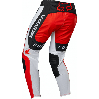 FOX kalhoty FLEXAIR Honda black/red/white